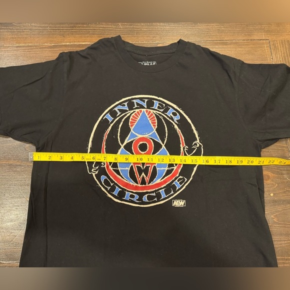 AEW Inner Circle Logo Chris Jericho Wrestling Hagar Ortiz T-Shirt - Picture 5 of 6
